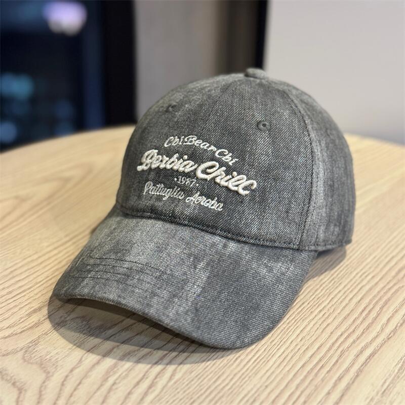 High quality American three-dimensional letter embroidered baseball cap for men and women couples autumn and winter versatile cap casual hat tide
