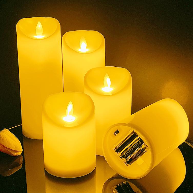 Flameless LED Swaying Candle: Romantic Birthday Concert Simulation
