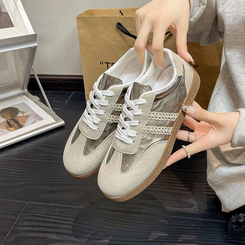 Fashion Women's Sports Shoes Spring and Autumn Retro Style Casual Versatile Flat Shoes Outdoor Walking Shoes for Women Zapatos De Mujer
