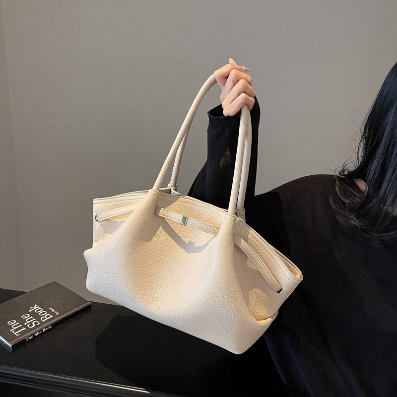 Underarm Bag - Retro Fashion Tote Bag with Large Capacity and Single Shoulder Strap for Women Casually