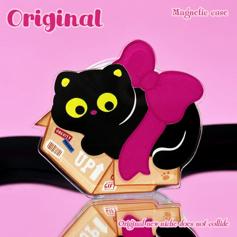 Magnetyczne matowe laserowe etui Zhitai na iPhone 16Pro/14, Huawei Mate60 ze wspornikiem