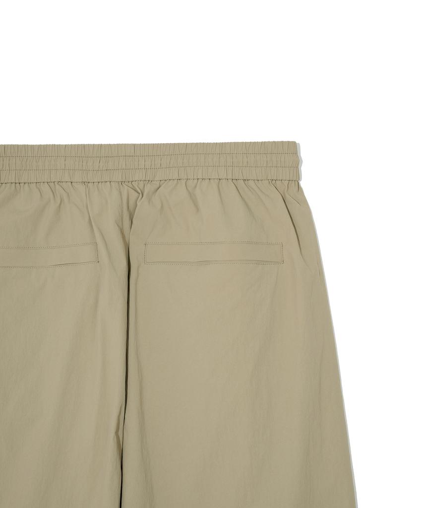 Nontaib Nylon Ankle String Easy Pants (Beige)