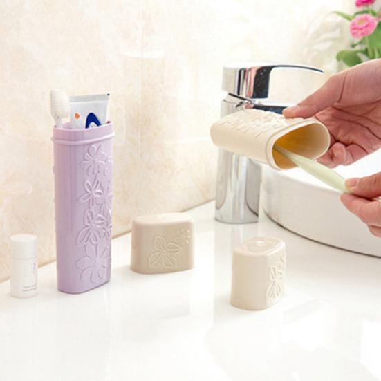 Organizace 4 barvy Užitečné Vodotěsné Úložné pouzdro na zubní pastu odolné proti nečistotám Pouzdro na krytku zubního kartáčku