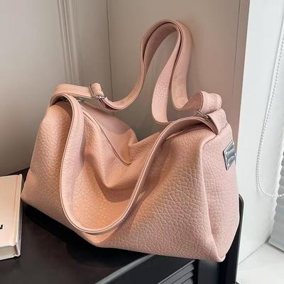 Sac Oreiller d'Été Tendance pour Femme de Haute Qualité Texturé Grande Capacité Épaule Bandoulière Polyvalent