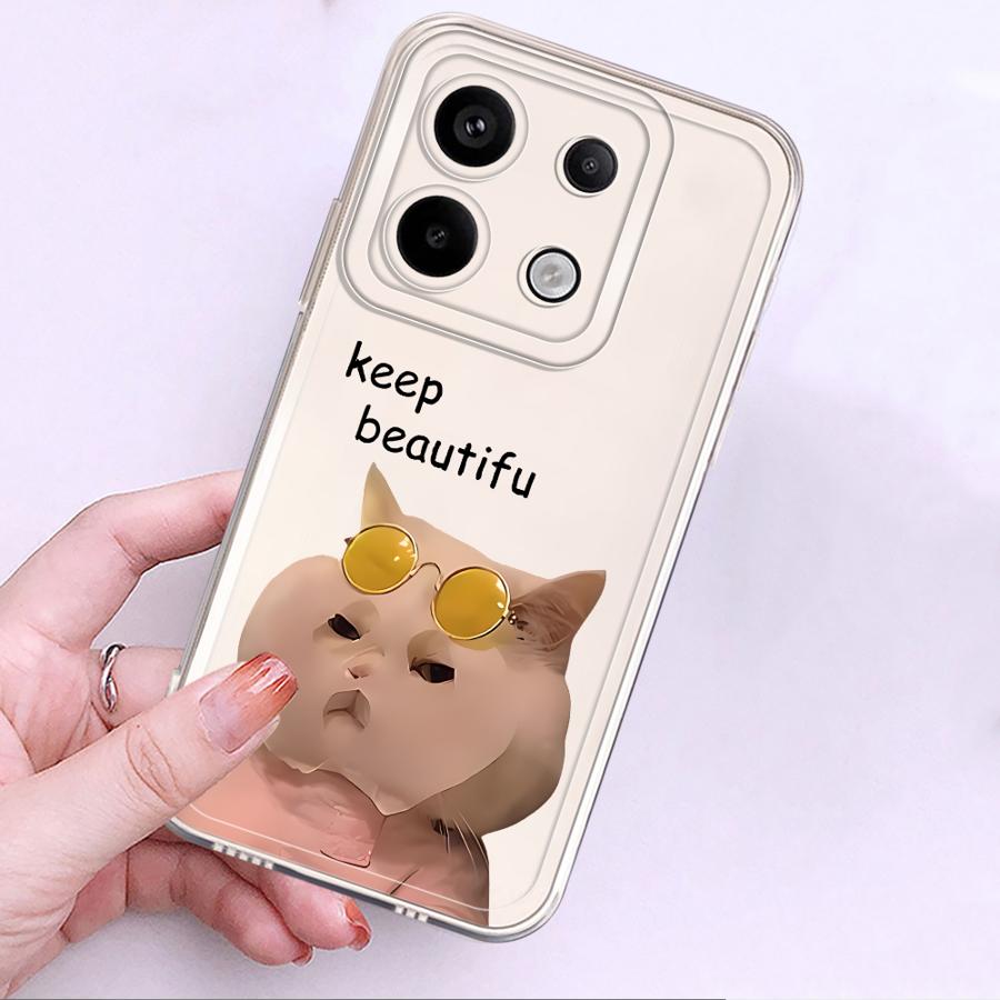 Funny Cat Dog Pattern Soft Phone Cover Case for Xiaomi Redmi Note 14 Pro Plus 11 12S 13C 11S Note 13 10S 14C 12 A4 9 10