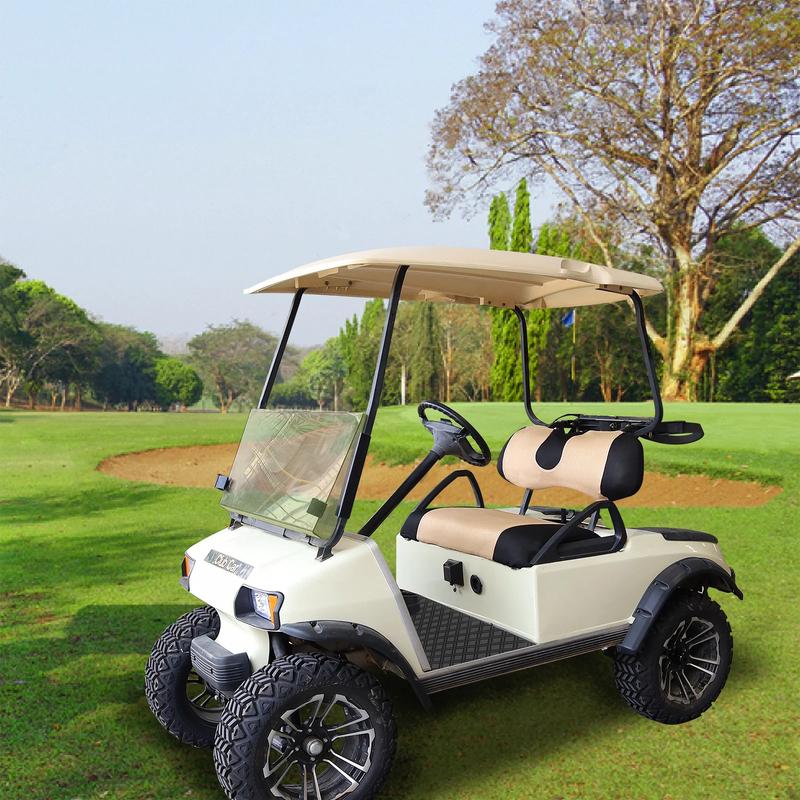 Fashion Cushion Cover Golf Cart Accessories Seat Cover Set Heat Washable Polyester Mesh Cloth for Club Car /EZGO / Yamaha