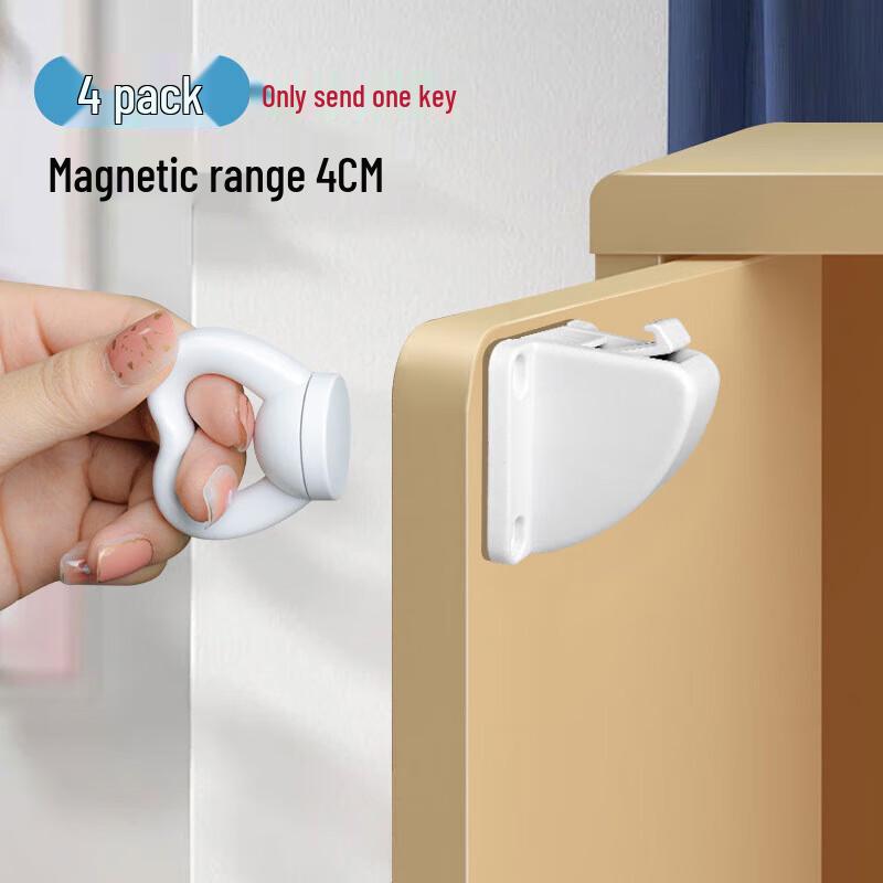 Magnetic Invisible Drawer Safety Lock