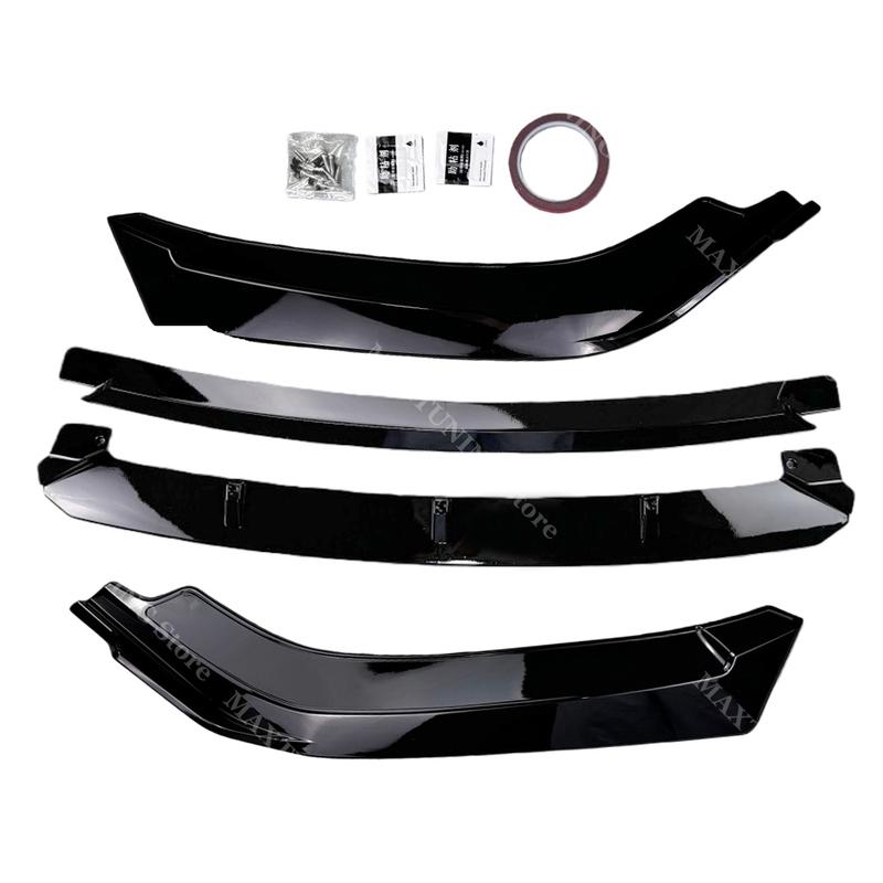 Front Bumper Lip Diffuser For SEAT Cupra Leon VZ TSI Sportstourer VZ 2021-2025 Spoiler Splitter Deflector Body Guard Decorate