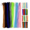 Parent Child Activity Supplies 100Pcs Pipe Cleaners for Handicrafts, Flexible Chenille Stems DIY Fluffy Craft Sticks Sculpting Art Projects,