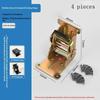 1/4Pcs Connecting Hinges 180 And 90-degree Self-locking Folding Hinges For Table Legs Hardware Accessories
