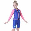 Kinder Taucheranzug 2,5MM Split Warm Badeanzug Jungen Mädchen Langarm Schnorcheln Surfen Quallen R009