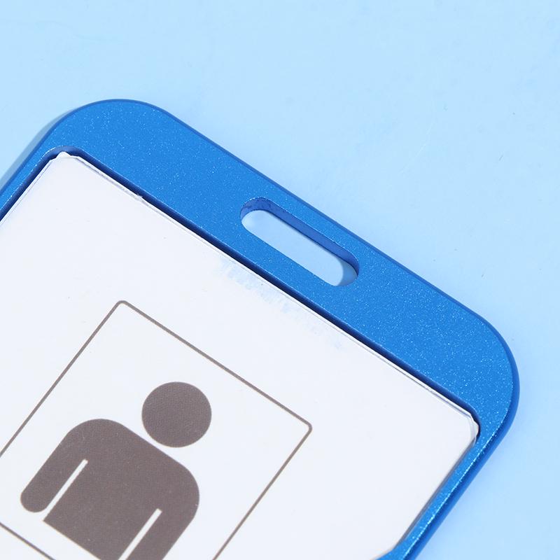 Metal Id Badge Card Holder Business Pass Tag Holder Office Supplies Card Holder