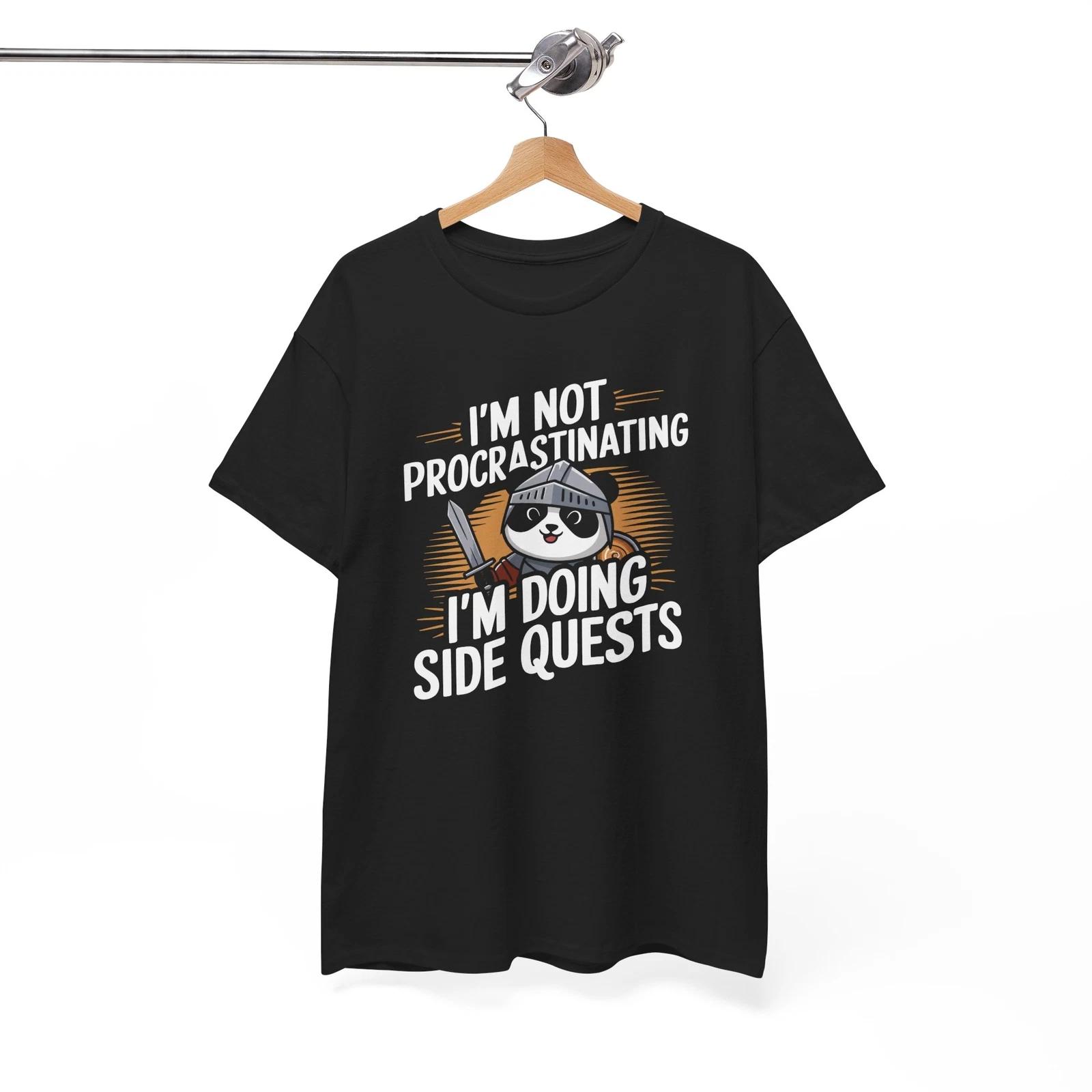 I m Not Procrastinating I m Doing Side Quests T-Shirt | Funny Procrastination L