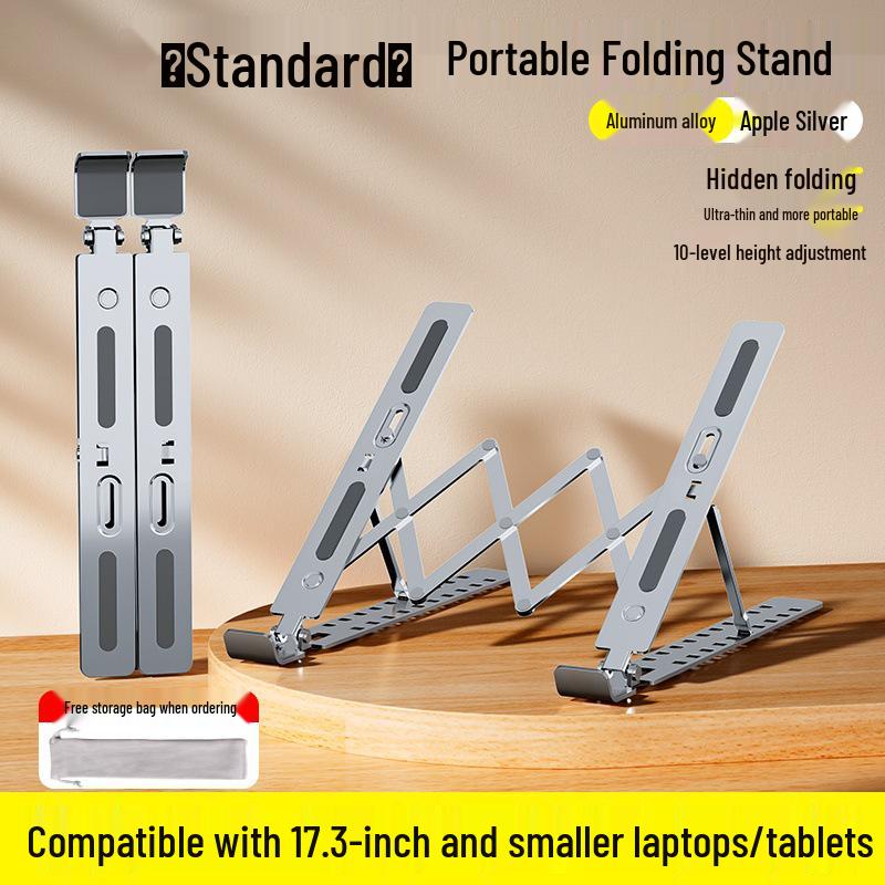 Faltbarer Laptopständer aus Aluminiumlegierung mit Wärmeableitung