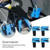 4PCS Car Fluid Line Stoppers Tool Vertical Oil Pipe Clamp Banjo Stopper Fluid Stopper Set For Fuel Rail Hose A/C Line Brake Line