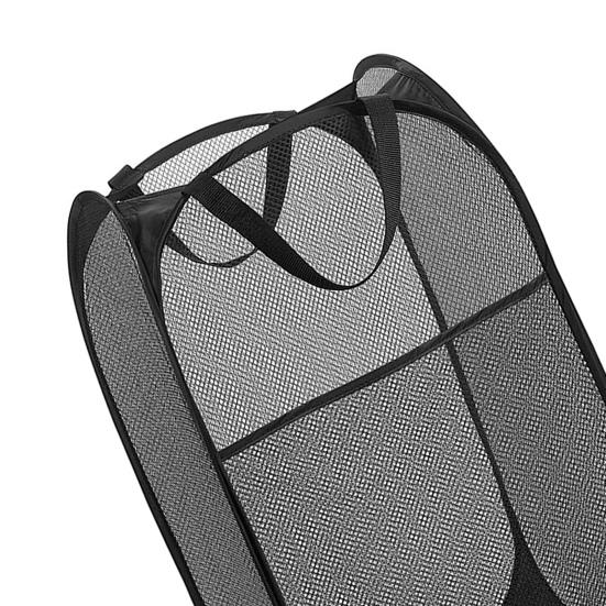 Cesto Portabiancheria Grande Capacità Resistente all'Usura Traspirante Manico Rinforzato Buona Portata Stoccaggio Oggetti Nylon Tipo Pieghevole Vestiti Sporchi Biancheria