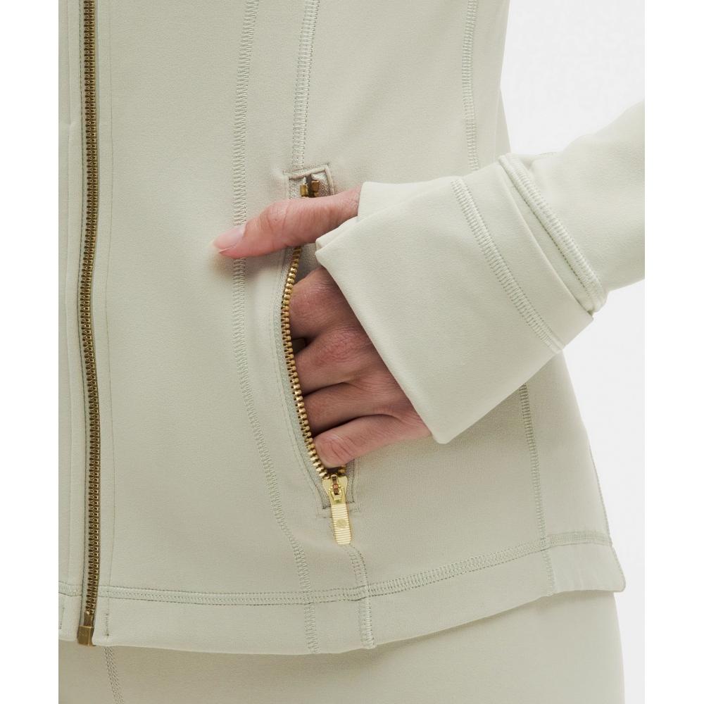 Lululemon Define Jacket  Nulu Fog Green Gold Gold