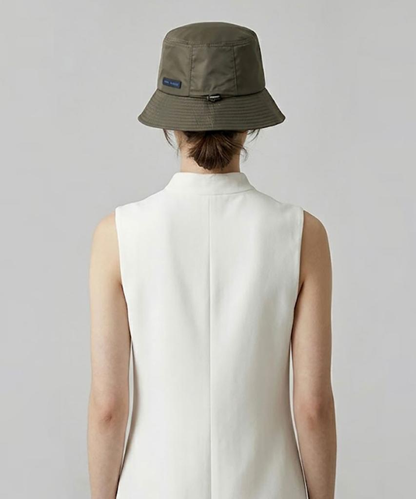 AVEN Airglow Metal Emblem Bucket Hat Khaki Brown