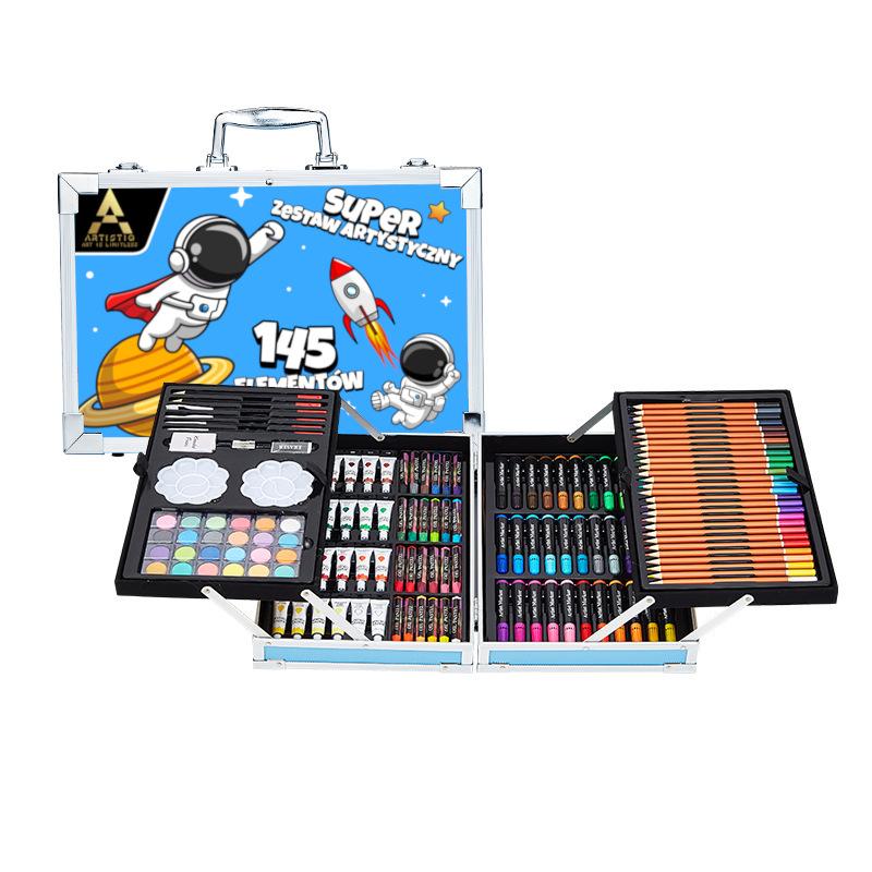 Artistic Set for Painting and Coloring Kosmos Suitcase 145 Pcs