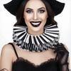 Vintage Circus Clowns Ruff Collar Victorian Costume Renaissance False Collar Carnival