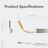 For PS5 SSD Heatsink M.2 NVMe 2280 Heat Sink Extended Copper Pipe SSD Cooler Radiator with Thermal Pad for Sony Playstation 5