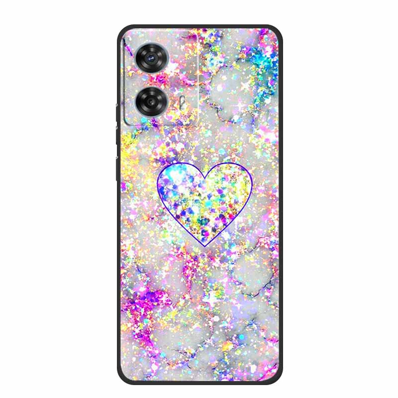 Phone Case For Moto Edge 50 Fusion Back Cover Case Shockproof Black Silicone Soft Funda For Motorola Edge 50 Fusion Case 6.7"