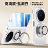 Luxury Matte Frosted Case For Vivo X Fold6 Fold 6 360° Rotating Magnetic Holder Hand Strap Metal Lens With Glass Screen Cover