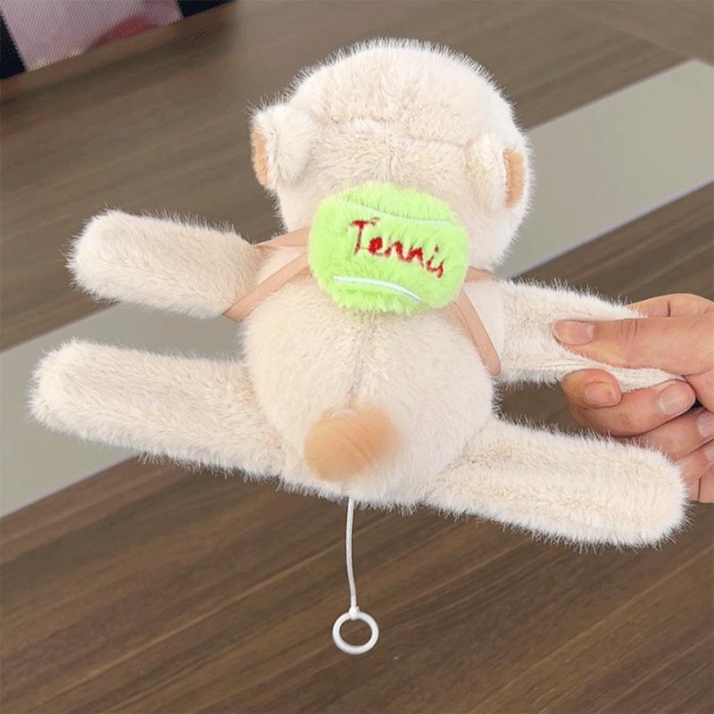 Kapibara doll snapping ring bracelet plush toy wagging tail capybara doll gift girl doll wholesale