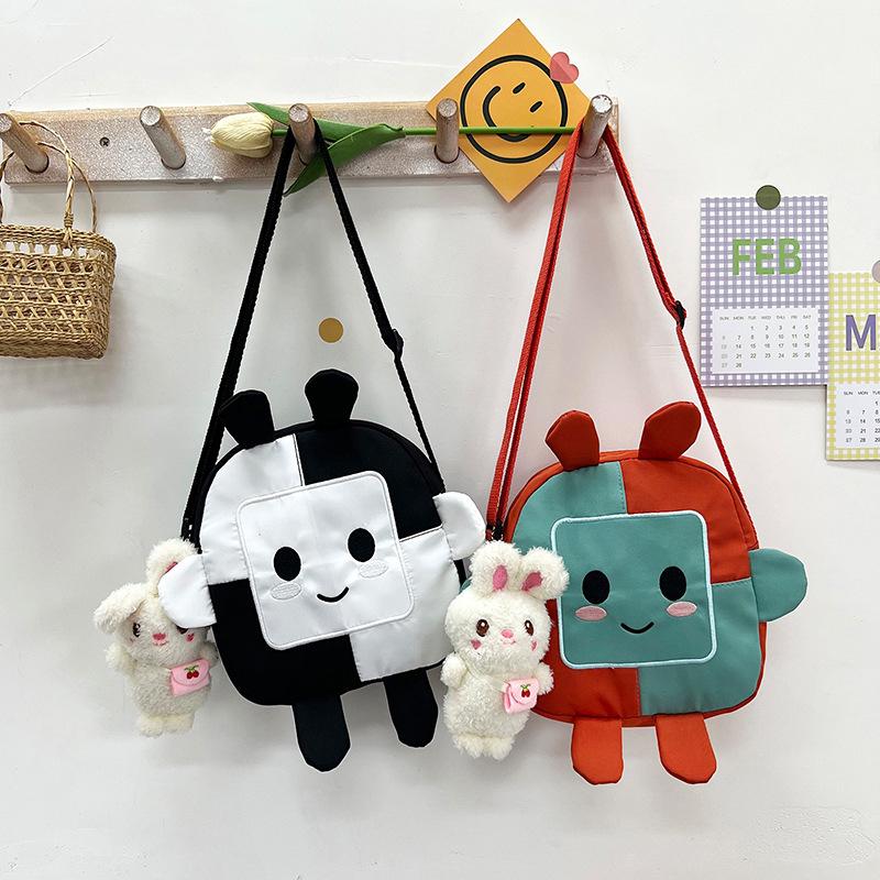 Cute Messenger Bag Female Niche Summer Funny Large Capacity Student Cartoon Small Backpack Shoulder Bag