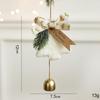 1PCS Christmas Plush Tree Ornaments with Bowknot & Golden Bell, Festive Hanging Decorations for Christmas Tree, Home, Door & Holiday Season Decoration
