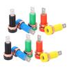 10 Stück Bananenstecker Messing ABS Material Maximum.24A Strom 4mm 0.2in Loch Isolationswiderstand Buchse Weiblicher Stecker