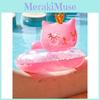 Eco-friendly Pvc 20 Gauge Cartoon Cat Swim Ring For Children Inflatable Sponge Bottom Ce Certified