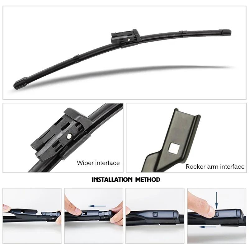 

For 2013-2018 Leon MK3 hatchback 26-inch+16-inch car wiper front blade mounting button front windshield wiper auto accessories