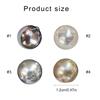 10pcs Round Faux Pearls Beads with Hole 12mm Necklaces Pendant Beads Bracelets Beads Loose Beads Necklace Bracelet Pearls
