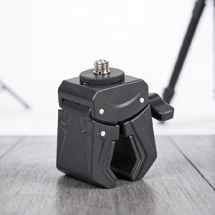 Camera Equipment Clamp Adapter 3/8Inch Threads Screw Adjustable 15-45mm Jaw for Mounting Lights DSLR Action Camera