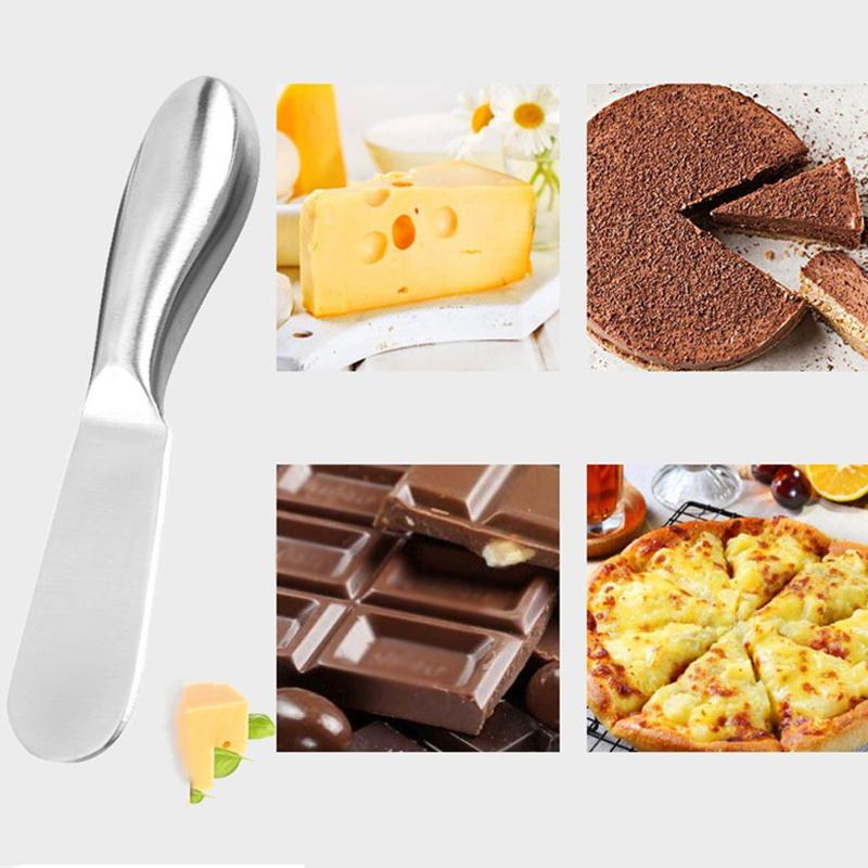 2 Style Stainless Steel Butter Cutter Cheese Cake Jam Cream Spatula Multifunction BreadKnife DIY Portable Kitchen Baking Tools
