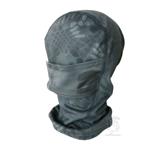 SHENKEL 3-Way Mesh Balaclava (Camouflage Typhoon) Black, Lightweight, Breathable, Moisture-Wicking, Quick-Drying, Balaclava Neck Warmer