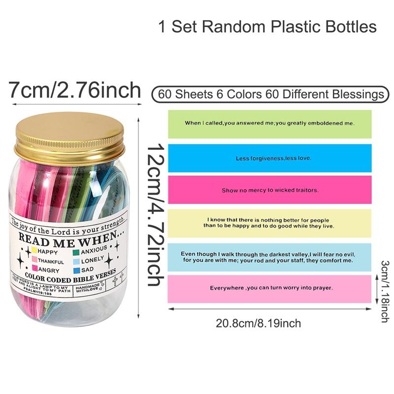

One Bottle Random Bible Verse Jar, A Gift That Evokes Emotions And Feelings Of Piety