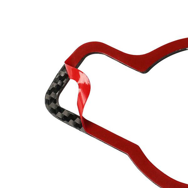 Carbon Fiber Texture ABS Headlight Switch Frame (Type A)