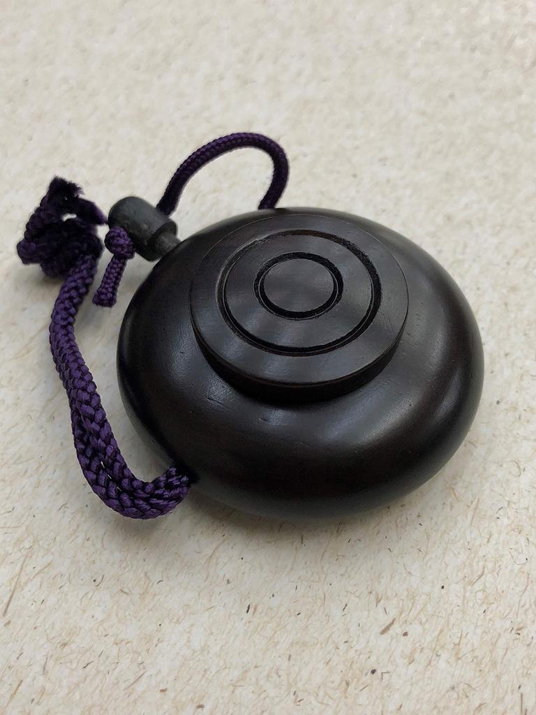 Ebony Lacquered Incense Holder (Small) Zuko Lacquered Incense Kyoto Buddhist Altar Supplies Shuren