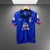 THAILAND National Football Soccer Training JERSEY CHEER Fan Versjon Quick Dry skjorte Polo Polyester Kortermet Uniform Elefantlogo Sport Utendørs