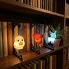 Wrought Iron Owl Bookshelf Lamp Vintage Bookend Shelf Lamp Reading Nook Light  Birthday Gift