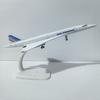 Jason Tutu 20cm Air France Concorde Aircraft Model Planel Airplane Diecast Metal 1/300 Scale Planes Collect Gifts