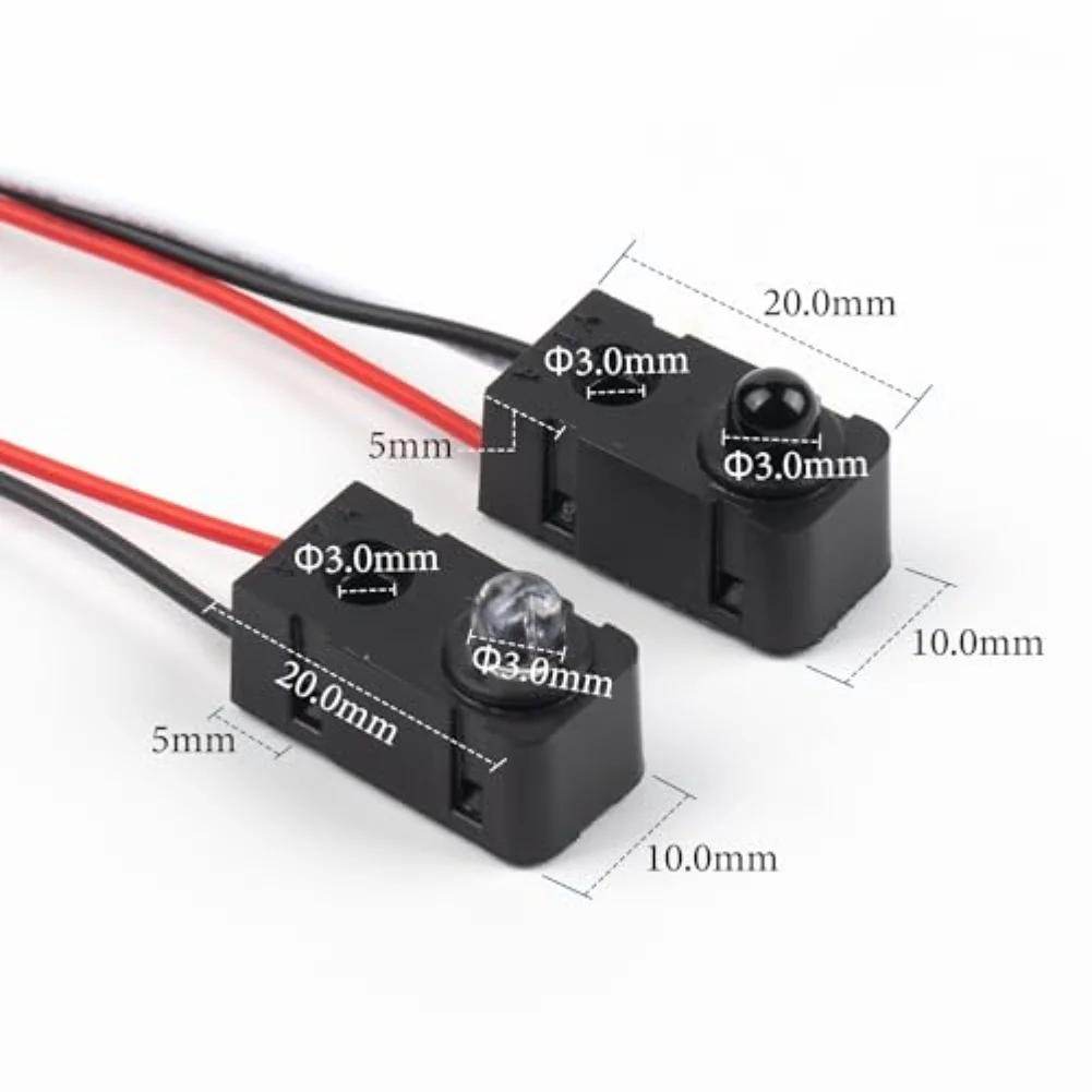 5PC For IR Break Beam Sensor Module with 3MM LED Photoelectric Switch for Robotics Competition and Automated Motion Sensing
