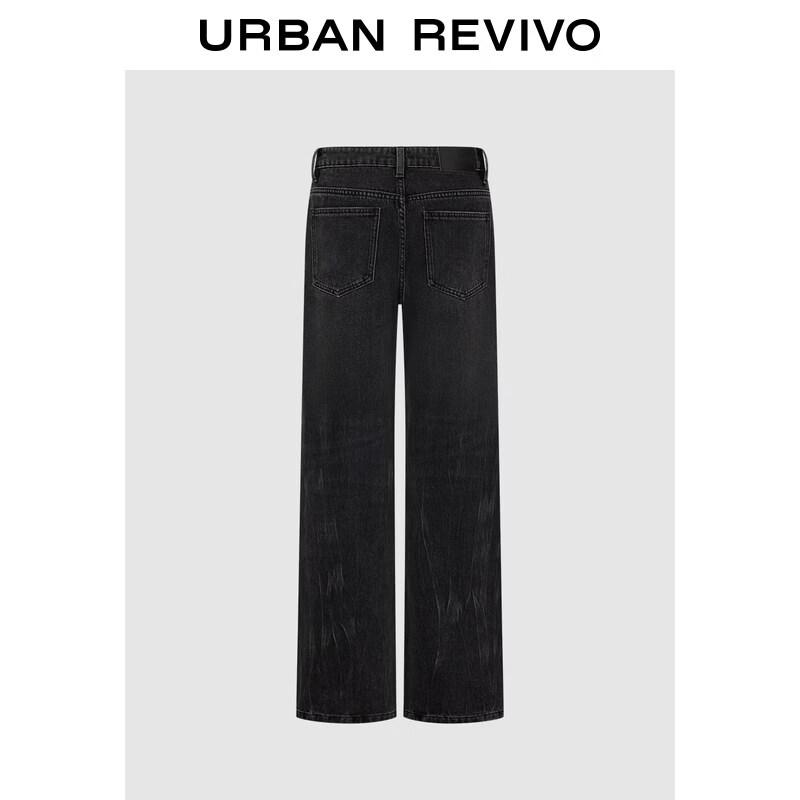 UR Women s Vintage Straight Black Denim Jeans 26