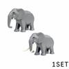 Zoo Animals Building Blocks Set: Elephant, Camel, Deer, Giraffe, Gorilla, Horse, Tiger - Mini Action Figure Bricks Toy