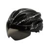 Black Goggles Sykkelhjelm Ultralett mønster sykkelhjelm Riding Terrengveissykkel Integrert støpte sykkelhjelmer