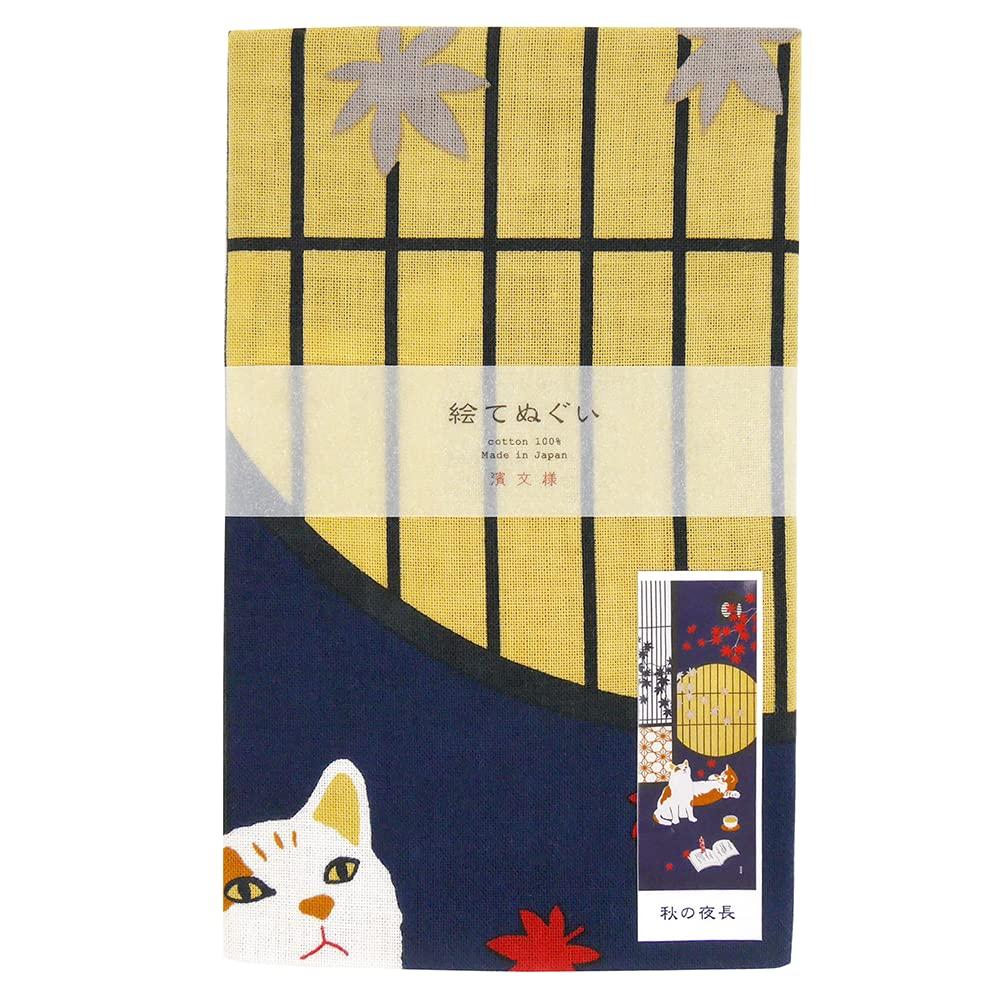 Hamamonyo Picture Hand Towel Long Autumn Nights