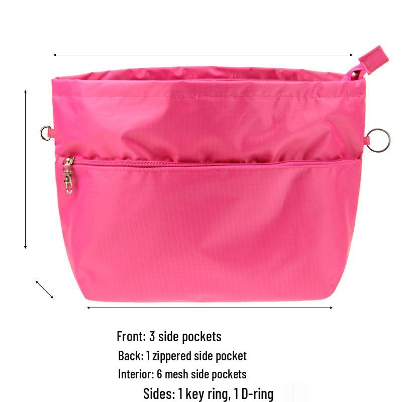 Extra velká robustní taška tote z oxfordské látky se dvěma zipy pro skladování a líčení