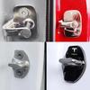 Car Sticker 2025 New Tesla 4pcs/set 3D Car Door Lock Cover Emblem Sticker for Tesla 2017-2019 Model 3 2019 Model X Protector Bad